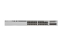 Cisco Catalyst 9200 - Network Essentials - switch - L3 - smart - 24 x 10/100/1000 (PoE+) - monterbar på stativ - PoE+ C9200-24P-E