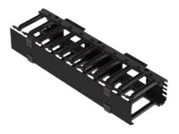 Eaton High Density Horizontal - Kabelstyringspakke - sort - 2U - 19" ETN-HDHCM2UBU
