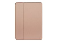 Targus Click-In - Flipomslag til tablet - polyurethan, termoplastisk polyuretan (TPU) - roseguld - 10.2" - 10.5" - for Apple 10.2-inch iPad (7th generation, 8th generation); 10.5-inch iPad Air (3rd generation); 10.5-inch iPad Pro THZ85008GL