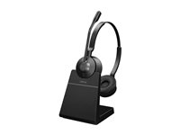 Jabra Engage 55 SE Stereo - Headset - på øret - DECT - trådløs - USB-A via DECT adapter - UC-certificeret 9659-415-111