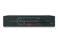 APC Service Bypass Panel - Bypass-omskifter (rackversion) - AC 200/208/240 V - output-stikforbindelser: 4 - 2U - 19" - 3.05 m ledning - sort - APC Take-Back - for Smart-UPS 3000VA USB & Serial, 3000VA XL, 5000VA, 5000VA XL SBP5000RMT2U