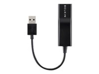 Belkin USB 2.0 Ethernet Adapter - Netværksadapter - USB 2.0 - 10/100 Ethernet F4U047BT