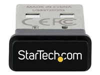 StarTech.com USB Bluetooth 5.0 Adapter, USB Bluetooth Dongle Receiver for PC/Computer/Laptop/Keyboard/Mouse/Headsets, Range 33ft/10m, EDR (USBA-BLUETOOTH-V5-C2) - Netværksadapter - USB - Bluetooth 5.0 EDR, Bluetooth 5.0 LE, Bluetooth 5.0 - Klasse 2 - sort USBA-BLUETOOTH-V5-C2
