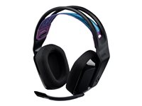 Logitech G G535 LIGHTSPEED Wireless Gaming Headset - Headset - fuld størrelse - LIGHTSPEED - trådløs - sort - Discord Certified 981-000972