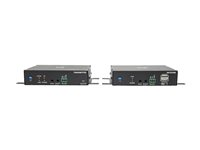 Eaton Tripp Lite Series DisplayPort over Fiber Extender Kit - 4K @ 30 Hz, RS-232, IR, USB, Duplex Singlemode LC, 6.2 mi., TAA - Sender og modtager - video/audio/infrarød/USB-forlænger - DisplayPort - over fiberoptik - op til 10 km - 1310 nm - TAA-kompatibel B127F-1A1-SM-DD