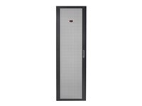 APC NetShelter SV Perforated Flat Door - Dør til rack - sort - 42U - for P/N: NBPD0160A, NBWL0355A, SMX2KR2UX145, SMX3KR2UNCX145, SRT1000RMXLI, SRT1000RMXLI-NC AR702480