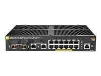 HPE Aruba 2930F 12G PoE+ 2G/2SFP+ - Switch - L3 - Administreret - 12 x 10/100/1000 (PoE+) + 2 x 1 Gigabit / 10 Gigabit SFP+ (uplink) + 2 x 10/100/1000 - monterbar på stativ - PoE+ (139 W) JL693A#ABB