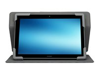 Targus Safe Fit Universal 360° Rotating - Flipomslag til tablet - polyurethan - sort - 9" - 10.5" THZ785GL