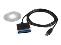 StarTech.com 6 ft. (1.8 m) USB to Parallel Port Adapter - IEEE-1284 - Male/Male - USB to Centronics Cable (ICUSB1284) - Parallel adapter - USB 2.0 - IEEE 1284 ICUSB1284