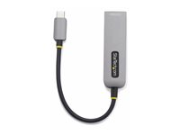 StarTech.com 2.5GbE USB-C to Ethernet Adapter - Netværksadapter - USB-C 3.2 Gen 1 / Thunderbolt 3 - 10M/100M/1G/2,5 Gigabit Ethernet + USB-C 3.2 Gen 1 - space grey 2GPD3-USB-C-ETHERNET