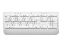 Logitech Signature K650 - Tastatur - trådløs - Bluetooth LE - QWERTY - nordisk (dansk/finsk/norsk/svensk) - off-white 920-010983