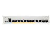 Cisco Catalyst 1000-8T-2G-L - Switch - Administreret - 8 x 10/100/1000 + 2 x combo Gigabit SFP (uplink) - monterbar på stativ C1000-8T-2G-L