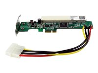 StarTech.com PCI Express to PCI Adapter Card - PCIe to PCI Converter Adapter with Low Profile / Half-Height Bracket (PEX1PCI1) - PCIe x1 til PCI slot adapter PEX1PCI1
