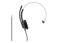 Cisco Headset 321 - Headset - på øret - kablet - RJ-9 - carbon-sort HS-W-321-C-RJ9