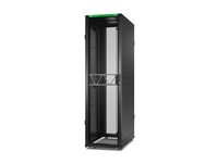 APC NetShelter SX Gen 2 - Rack kabinet - 2124 H x 600W x 1070D mm, med Sides - gulvstående - sort - 45U - 19" - TAA-kompatibel - for P/N: SMT1000RM1U, SMT750RM1U, SRTL10KRM4UT, SRTL5KRM2UI-HW, SRTL5KRM2UT-HW, SRTL8KRM4UT AR3105B2