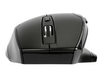 Targus - Mus - ergonomisk - antimikrobiel - højrehåndet - 7 knapper - trådløs - 2.4 GHz - trådløs modtager (USB) - sort AMW584GL
