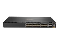 HPE Aruba 6300M - Switch - L3 - Administreret - 24 x 1 Gigabit / 10 Gigabit SFP+ + 4 x 1 Gigabit/10 Gigabit/25 Gigabit/50 Gigabit SFP56 (uplink/stacking) - front og side til ryg - monterbar på stativ JL658A