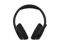 Belkin SoundForm Adapt - Hovedtelefoner med mik. - fuld størrelse - Bluetooth - trådløs, kablet - USB-C, 3,5 mm jackstik - sort AUD005BTBLK