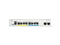 Cisco Catalyst 1300-8MGP-2X - Switch - L3 - Administreret - 4 x Gigabit Ethernet + 4 x 100/1000/2.5G + 2 x 10 Gigabit SFP+ - monterbar på stativ - PoE+ (120 W) C1300-8MGP-2X