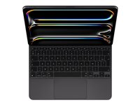 Apple Magic Keyboard - Tastatur og folio-kasse - med trackpad - bagbelyst - Apple Smart connector - AZERTY - fransk - sort MWR53F/A