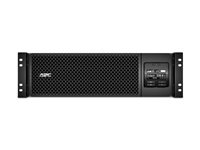 APC Smart-UPS SRT 5000VA RM - UPS (rackversion) - AC 230 V - 4500 Watt - 5000 VA - Ethernet 10/100, USB - output-stikforbindelser: 12 - 3U - sort - for P/N: AR2487G, AR3100W, AR3103SP, AR3105SP, AR3105W, AR3106SP, AR3300W, AR3305W, NBWL0356A SRT5KRMXLI-6W