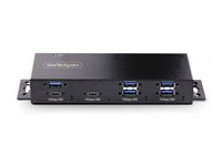 StarTech.com 7-Port Industrial USB Hub 10Gbps Hub, Metal, Mountable, TAA - Hub - industriel - 7 x USB 3.2 Gen 2 - desktop, DIN monterbar på skinne, monterbar på stativ - TAA-kompatibel HB31C5A2CME