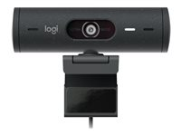 Logitech BRIO 500 - Webcam - farve - 1920 x 1080 - 1080p, 720p - audio - USB-C 960-001422