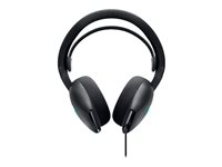 Alienware Gaming Headset AW520H - Headset - fuld størrelse - kablet - USB, 3,5 mm jackstik - Dark Side of the Moon AW520H-G-DEAM