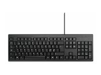 Kensington KB100 EQ - Tastatur - full size - USB - QWERTY - Pan Nordic - sort - OEM - FSC-karton K63727PN