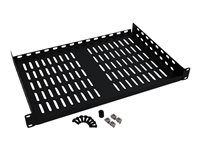 Eaton Tripp Lite Series Rack Enclosure Cabinet Cantilever Fixed Shelf 40lb Capacity 1URM - Rackhylde - sort - 1U SRSHELF2P1U