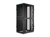 APC NetShelter SX Gen 2 - Rack kabinet - 1991 H x 750W x 1070D mm, med Sides - gulvstående - sort - 42U - 19" - TAA-kompatibel - for P/N: SMT1000RM1U, SMT750RM1U, SRTL10KRM4UT, SRTL5KRM2UI-HW, SRTL5KRM2UT-HW, SRTL8KRM4UT AR3150B2
