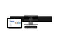 HP Poly Studio Medium Room Bundle - Til Zoom Rooms - videokonferencepakke (Poly TC10 berøringscontroller, HP Mini Conferencing PC, Poly Studio USB videobarre) - Zoom Certified, Certified for Microsoft Teams - sort - power adapter included 9C961AA