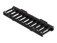 Eaton High Density Horizontal - Kabelstyringspakke - sort - 1U - 19" ETN-HDHCM1UBU