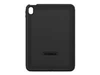 OtterBox Defender Series - Beskyttende kasse til tablet - grov - polykarbonat, syntetisk gummi - sort - for Apple 10.9-inch iPad (10. generation); iPad A16 Wi-Fi, A16 Wi-Fi + Cellular 77-89953