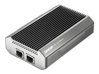 QNAP QNA-UC10G2T - netværksadapter - USB4 / Thunderbolt 4 - 10Gb Ethernet x 2 QNA-UC10G2T