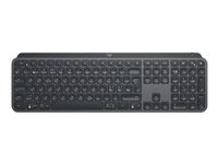 Logitech MX Keys for Business - Tastatur - bagbelyst - trådløs - Bluetooth, 2.4 GHz - QWERTY - Pan Nordic - grafit 920-010249