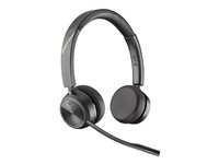 Poly Savi 7220 Office - Savi 7200 Series - headset - på øret - DECT - trådløs - sort 8D3G8AA#ABB