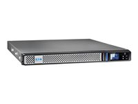 Eaton 5P 650i - Gen 2 - UPS (rackversion) - AC 200/208/220/230/240 V - 520 Watt - 650 VA - 1-faset - ventilreguleret blysyre (VRLA) - 9 At - RS-232, USB - output-stikforbindelser: 4 - 1U - 19" - sort/sølv 5P650IRG2