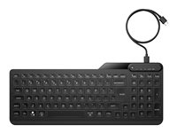 HP 405 - Tastatur - multienhed - 65% - compact - bagbelyst - USB - Pan Nordic - sort 7N7C1AA#UUW
