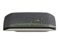 Poly Sync 10 - Konferencetelefon håndfri - kablet - USB-A, USB-C - sølv 772C3AA