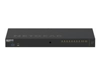 NETGEAR AV Line M4250-10G2XF-PoE++ - Switch - L3 - Administreret - 10 x 10/100/1000 (8 PoE++) + 2 x 10 Gigabit SFP+ - side til side-luftstrøm - monterbar på stativ - PoE++ (720 W) GSM4212UX-100EUS