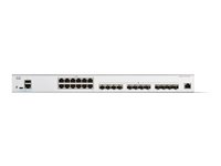 Cisco Catalyst 1300-24XTS - Switch - L3 - smart - 12 x 10 Gigabit Ethernet + 12 x 10 Gigabit SFP+ - monterbar på stativ - Genproduceret C1300-24XTS-RF