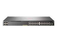 HPE Aruba 2930F 24G PoE+ 4SFP+ - Switch - L3 - Administreret - 24 x 10/100/1000 (PoE+) + 4 x 1 Gigabit / 10 Gigabit SFP+ (uplink) - monterbar på stativ - PoE+ (370 W) JL255A#ABB