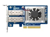 QNAP QXG-25G2SF-E810 - Netværksadapter - PCIe 4.0 x8 lavprofil - 25 Gigabit SFP28 x 2 - for P/N: CAB-DAC15M-SFP28, CAB-DAC30M-SFP28, TRX-10GITSFPP-SR, TRX-25GSFP28-SR QXG-25G2SF-E810