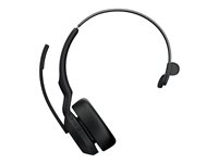 Jabra Evolve2 55 UC Mono - Headset - på øret - Bluetooth - trådløs - aktiv støjfjerning - USB-C via Bluetooth adapter - sort - Zoom Certified, Cisco Webex Certified, Tencent Meeting Certified, Alcatel-Lucent Certified, Avaya Certified, Unify Certified, MFi Certified, Google Meet Certified, Amazon Chime Certified 25599-889-899