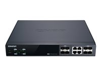 QNAP QSW-M804-4C - Switch - Administreret - 4 x 10 Gigabit SFP+ + 4 x combo 10 Gigabit SFP+/RJ-45 - desktop, monterbar på stativ QSW-M804-4C