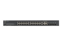 Zyxel GS1920-24v2 - Switch - smart - 24 x 10/100/1000 + 4 x combo Gigabit SFP - monterbar på stativ GS1920-24V2-EU0101F