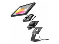Compulocks iPad 10th-11th (A16) Gen PowerMove Core Counter Stand or Wall Mount Black - Monteringssæt (stativ) - 45° synsvinkel - for tablet - sort - skærmstørrelse: 10.9" - disk, vægmonterbar - for Apple 10.9-inch iPad (10. generation) 111BPMIP109