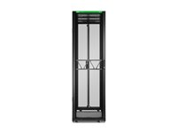 APC NetShelter SX Gen 2 - Rack kabinet - 1991 H x 600W x 1200D mm, med Sides - gulvstående - sort - 42U - 19" - TAA-kompatibel - for P/N: SMT1000RM1U, SMT750RM1U, SRTL10KRM4UT, SRTL5KRM2UI-HW, SRTL5KRM2UT-HW, SRTL8KRM4UT AR3300B2