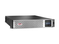 APC Smart-UPS Lithium Ion - UPS (rackversion) - linje interaktiv, 8x IEC C13, 1x IEC C19, SmartConnect+SmartSlot, AVR, LCD - AC 220/230/240 V - 2700 Watt - 3000 VA - RS-232, USB, RJ-45 - output-stikforbindelser: 9 - 2U - sølv, sort med sølvfrontkant SMTL3000RMI2UC